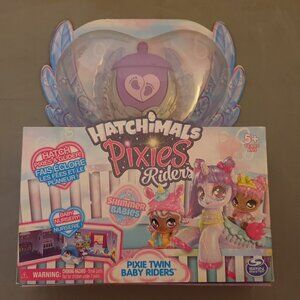 Hatchimals Pixies Riders Shimmer Babies Pixies Twins Hatch Pixies & Glider NEW